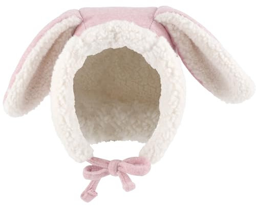 KAKU NANU Cappello Bambina Invernale1 2 3 4 Anni Cappello Beanie con Orecchie Rosa Cappellino Neonata con Pile
