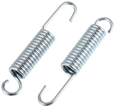 QUARKZMAN 2 Stück Universal Motorrad Seitenständerfeder aus Metall, Länge 90 mm