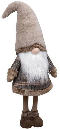 Christmas Paradise Großer Wackelwichtel 80cm (105cm) stehend Dekofigur braun-beige