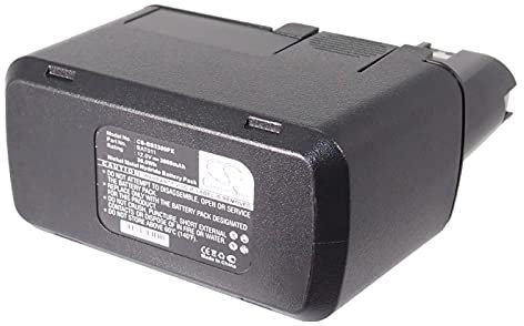 TollCor 3000mAh/12.0V Batterie de remplacement pour Bosch GSB 12 VSP-3, GSB 12VSP-2, GSR 12V, GSR 12VES-2, GSR 12VES-3, P/N : 2 607 335 378, 2 607 335 471, 2 610 910 405. 2607335090