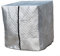 HomeVortex Oxford Cloth IBC Tote Cover 120x100x116cm Heavy Duty PVC Tank Protection Hood with Cotton Insulation for Water Storage Rain Black Silver (sliver)