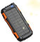 Solar Power Bank, Portable 42800mAh Charger with Fast Charging and Double USB Outputs, Lightweight Outdoor Battery Backup for Travel, Camping & Phone Power Supply