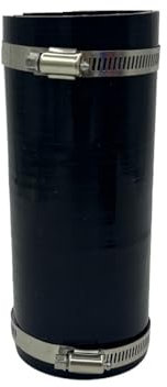 JKELPV Tubo Turbo Aria Tubo intercooler in Silicone Dritto Universale da 16~120 mm, Tubo radiatore, Tubo refrigerante Turbo, Accessori per Auto Manicotto INTERCOOLER(Black,200MM_ID 70MM)