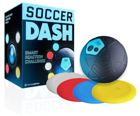 Strikesphere Soccer Dash – Dein Trainingspartner für mehr Dribbelstärke, schnellere Reaktionen und perfekte Ballkontrolle. Mit KI-Technologie für stetigen Fortschritt – allein oder im Team.