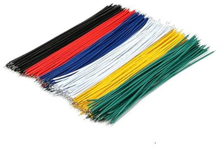 Draht, 300 stücke 24AWG 10 cm Fly Jumper Draht Verzinnt Breadboard Solder Stecker Kabel 1007 Zinn Leiter Drähte