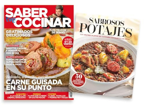 Revista Saber Cocinar #1132 Carne guisada en su punto. Libro: Potajes sabrosos