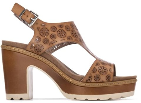 REFRESH - Sandalen Damen Taupe - Bequeme und vielseitige Schuhe - Casual Mode - Modell 17516601 (Größe 37)