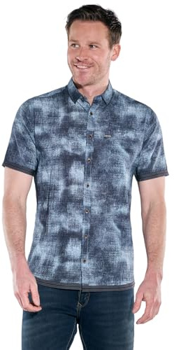 engbers Herren Hemd Kurzarm, Brilliantblau