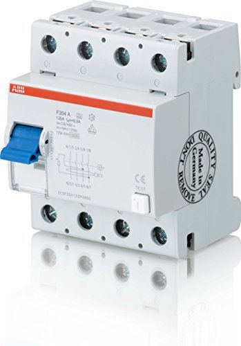 ABB F204 B-125/0.5 INT.DIFFER. PURO 4P