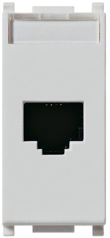 Vimar serie plana - Toma rj45 netsafe cat6 utp 110 silver