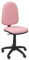 Piqueras y Crespo 04CP - Silla de Oficina ergonómica, Asiento y Respaldo tapizados en Tejido Bali, Color Rosa pálido