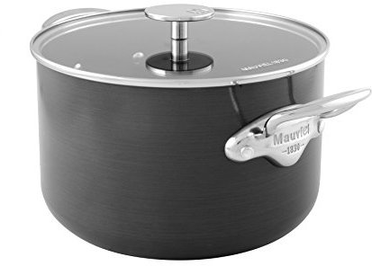 MAUVIEL1830 – M 'stone3 863175 – Bassine à Ragoã » t avec couvercle en verre – 24 cm