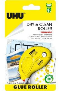 UHU 6 x Kleberoller Dry+Clean permanent 8,5mx6,5mm