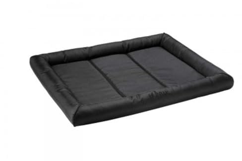 HUNTER Vermont Hundematte, Polyester, robust und schmutzabweisend, gepolstert, 100 x 80 cm, schwarz