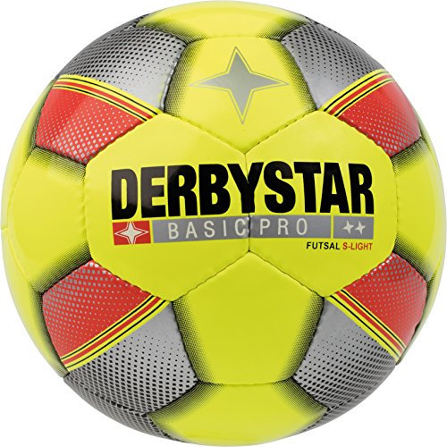 Derbystar Basic Pro S-Light Futsal, 3, gelb rot silber, 1096300596