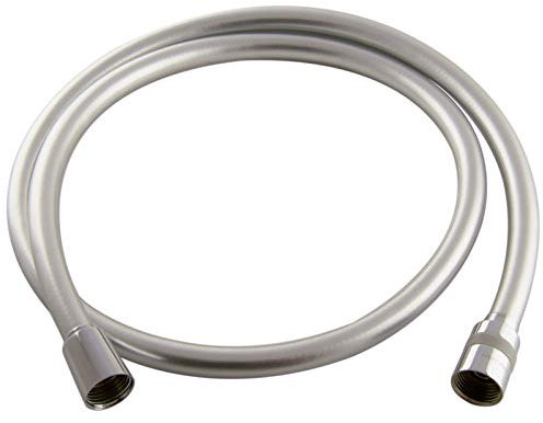 PaulGurkes Brauseschlauch Drehkonus 125cm Duschschlauch silber Kunststoff 1,25m chromeline silver