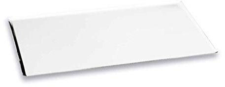 Lacor - Placa Horno GN 1/1, Acero Inoxidable 18% Cr, Blanco