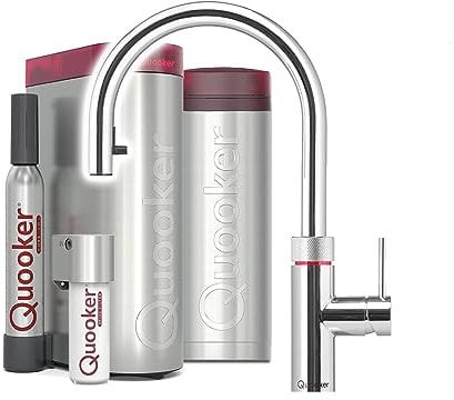 Quooker PRO3 & CUBE | Flex CHR (verchromt glänzend) inkl. Cube-Filter