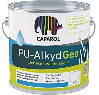 Caparol PU-AlkydGeo Hochglänzend Weißlack 2,5 L