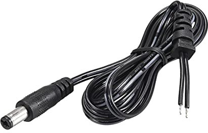 sourcing map 1.2M/4FT 4.0mm x 1.7mm 2A Male Plug DC Power Adapter Connector Cable Cord