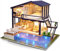 La Vida en Led DIY Maison avec Piscine Miniature Puzzle 3D avec Lumière et Musique (Maison DIY Piscine)