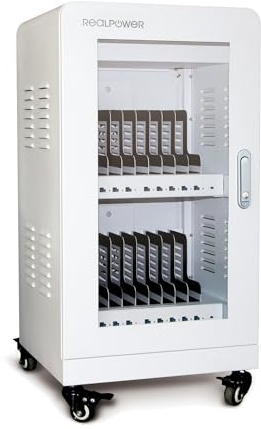 RealPower Power Station 20 Port Ladestation/Ladeschrank 480W