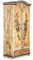 Woodkings® Kleiderschrank Patina Holz massiv Mango bunt 2türig, Massivholz, Flurschrank, Flurmöbel, Dielenschrank, Holzschrank Echtholz Wäscheschrank Bauernschrank
