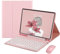 YEEHi Keyboard Case Mouse for iPad mini 5th Generation/iPad mini 4 Case with Cute Round Key Bluetooth Detachable Color Keyboard Cover (Pink)