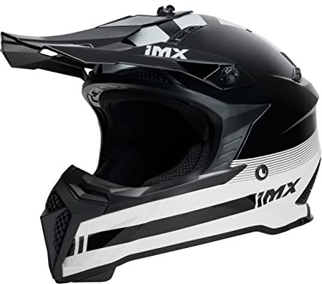 IMX RACING FMX-02 Offroad Motorradhelm 2 Größen EPS Emergency Abnehmbare Wangenpolster Verstellbares Visier Abnehmbares Innenfutter
