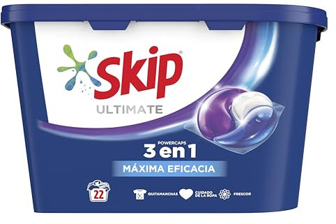 Skip Ultimate Detergente en Cápsulas Máxima Eficacia 22 lavados