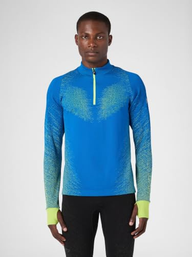 UYN Herren Running Exceleration Long Sl.Zip Up T-Shirt
