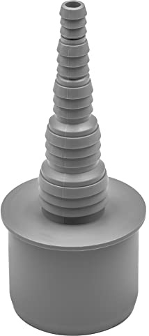KNM Trade Schlauchnippel Schlauchanschluss Flexibel Polypropylen Grau DN 50 | Polypropylen, Schläuche Ø 8,2-26,5 mm, Haushaltsgeräte, hitzebeständig, Sanitär