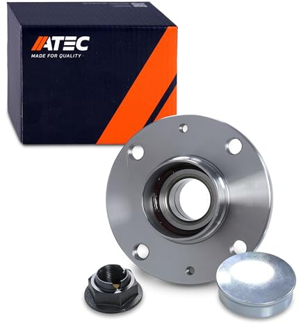 ATEC Germany 1x Radlager hinten mit ABS-Sensor Radlagersatz Radlager Set | Kompatibel mit: OPEL ADAM, CORSA D, CORSA D Kasten/Schrägheck, CORSA E, CORSA E Kasten/Schrägheck