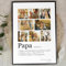 Vatertagsgeschenk für Papa - Personalisiertes Fotogeschenk auf Holz - Geschenk für Papa, Bester Papa, Geschenk Papa, Geschenke für Papa zum Geburtstag, Geschenk Papa, Bester Papa Geschenke, 8 Bilder