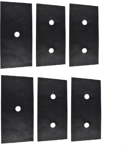 6 PCS Gas Hob Range Protectors, 5-Hole Stove Burner Covers, Reusable Gas Stove Burner Covers, Cleaners Cooker Covers Gas Stove Mats for Fast Kitchen Cleaning
