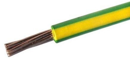 6.0mm 6mm 6491X Green Yellow Earth Cable Wire Wiring Bonding Earthing ***SOLD PER METRE***