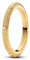 PANDORA 14k Gold-plated unique metal blend Cubic Zirconia Clear 163322C01