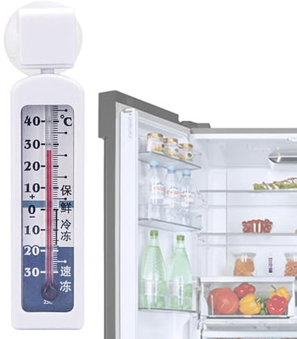 Kühlschrankthermometer | Temperaturanzeige Für Kühlschrank | Kühlschrank-Gefrierschrank-Temperaturanzeige | Aufhängbaren Kühlschrankmessgeräten | Gefrierschrank-Thermograph Für Zuhause