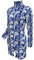 GARGIX VESTAGLIA DONNA CON CHIUSURA ZIP INVERNALE CALDO PILE CORAL MORBIDO (Vestaglia-2024 Blu, S)