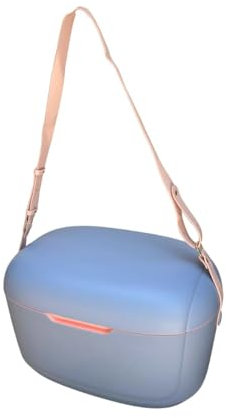 Inuitz Nevera Portatil 11 litros Azul - Nevera Retro para Picnic y Aventuras - Nevera Vintage - Nevera Playa - Nevera Camping