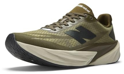 New Balance Mens FuelCell Rebel V5, Woodland/Shipyard/Silver Metallic, 11 UK