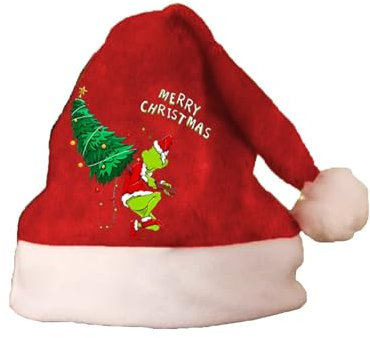 Weihnachtsmützen Erwachsene Nikolausmütze Erwachsene Weihnachtsmützen Erwachsene Christmas Hat Weihnachtsbaum Hut Nikolausmütze Plüsche Weihnachtsmannmütze Christmas Tree Hat Beanie Weihnachtsmützen