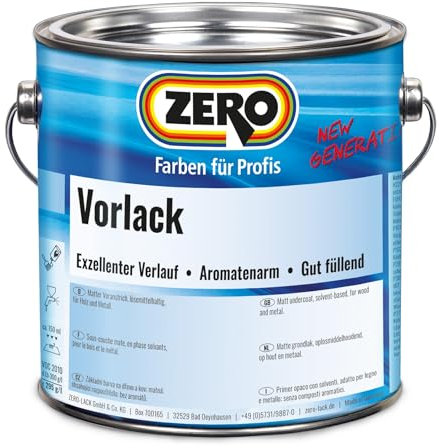 ZERO Vorlack New Generation weiß 750 ml
