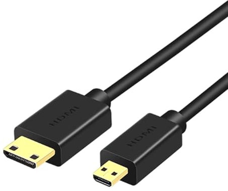 Eonvic 8K Mini HDMI auf Micro HDMI 1080P Kabel für GoPro-Kameras, DSLRs, tragbare Monitore, TV-Projektoren (8 cm)