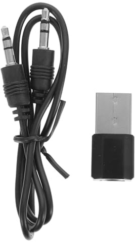 Angoily USB Drahtloser Audioempfänger Mit -aux-anschluss Für Heimstereoanlagen Lautsprecher Und Verstärker Kompaktes Design Einfache Bedienung Stromversorgung Über USB Reichweite