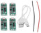 The Lord of the Tools 4Pcs 3S 2A Lithium Battery Charging Board 12.6V USB C Step-up Boost Module for Lithium Battery