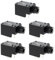 ECSiNG 5pcs 6.3mm 7Pin Stereo Amplifier Jack Audio Dual Channel Socket for Headphones Microphone Speakers