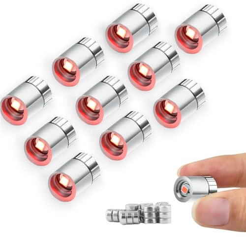 10 Stück Mini LED Licht, Puppenhaus Licht, LED Minilichter, Micro LED Licht mit Batterie, Mini LED Puppenhaus, für Partydekoration DIY Puppenhauszubehör Spielzeug Bausteine Weihnachtsbaum