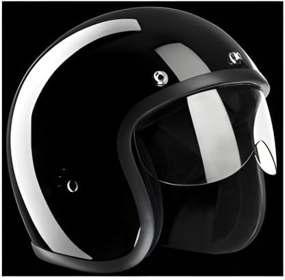 Bandit Helmets - Visier zum Aufkleben für Jethelm, kratzfest, UV-Schutz JETVISIST (Transparent)