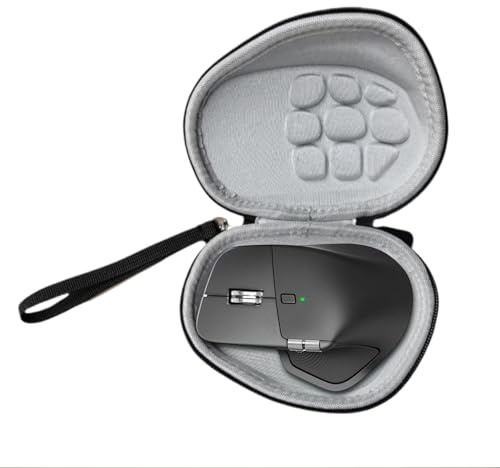 THXFUNAREA Custodia Protettiva Compatta, Compatibile con Mouse Logitech MX Master 3 e MX Master 4, Confezione Anti-Urto per la Massima Protezione in Borsa o Zaino, Design Funzionale in Nero